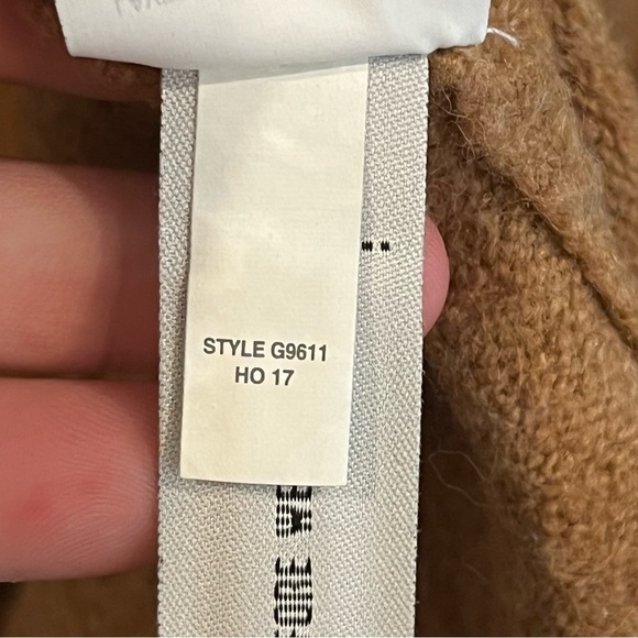 Madewell Kent Cardigan Sweater in Coziest Yarn in burnt orange brown size xsmall - Picture 8 of 8